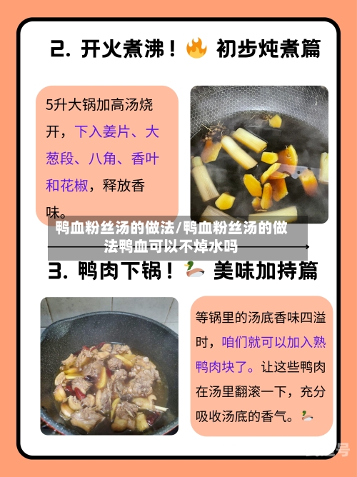 鸭血粉丝汤的做法/鸭血粉丝汤的做法鸭血可以不焯水吗