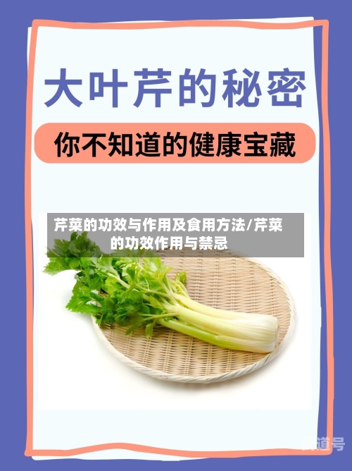 芹菜的功效与作用及食用方法/芹菜的功效作用与禁忌