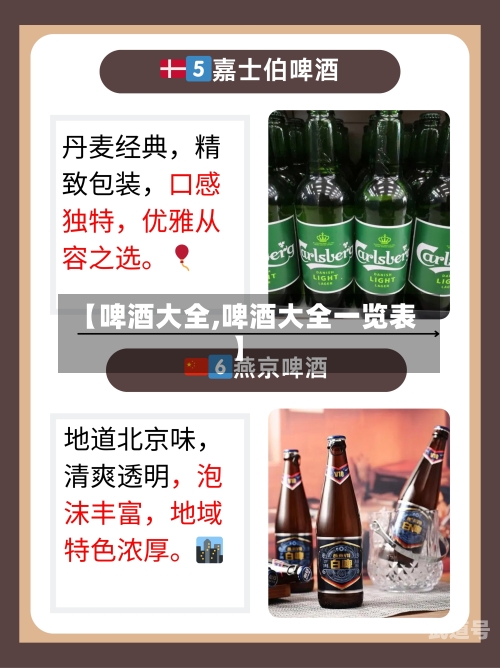 【啤酒大全,啤酒大全一览表】