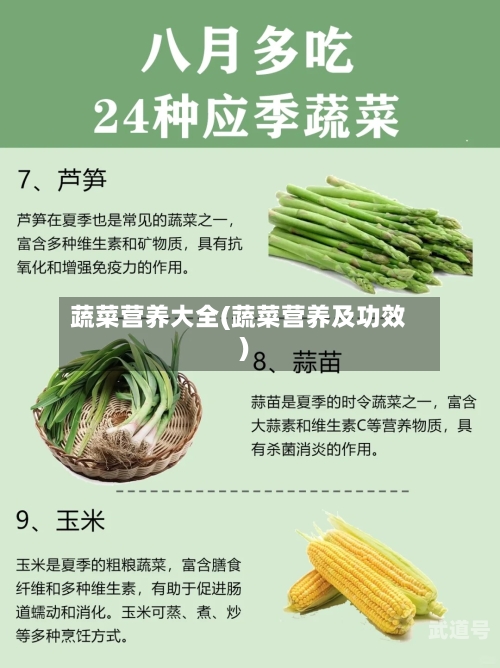蔬菜营养大全(蔬菜营养及功效)