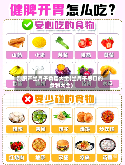 剖腹产坐月子食谱大全(坐月子忌口的食物大全)