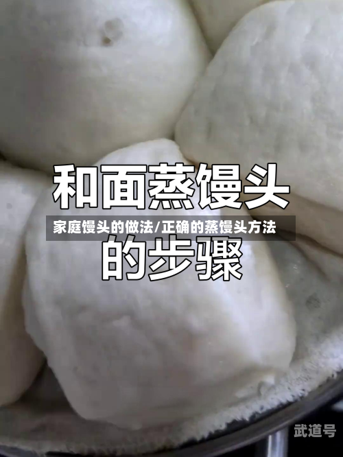 家庭馒头的做法/正确的蒸馒头方法