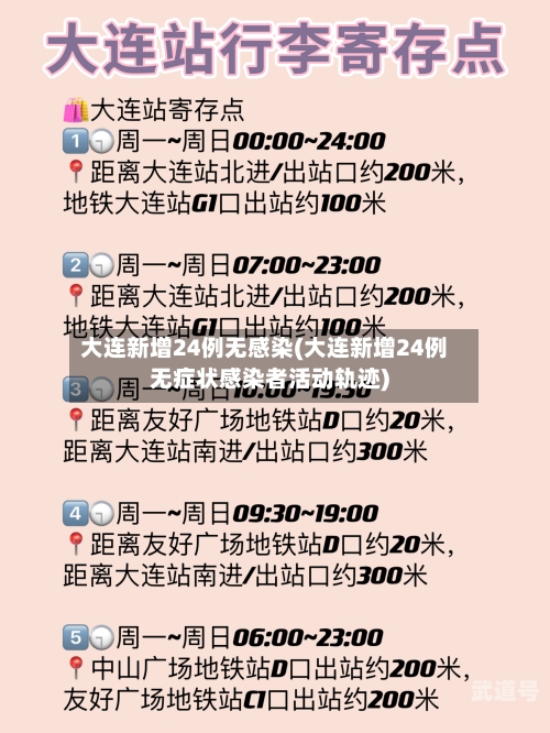 大连新增24例无感染(大连新增24例无症状感染者活动轨迹)