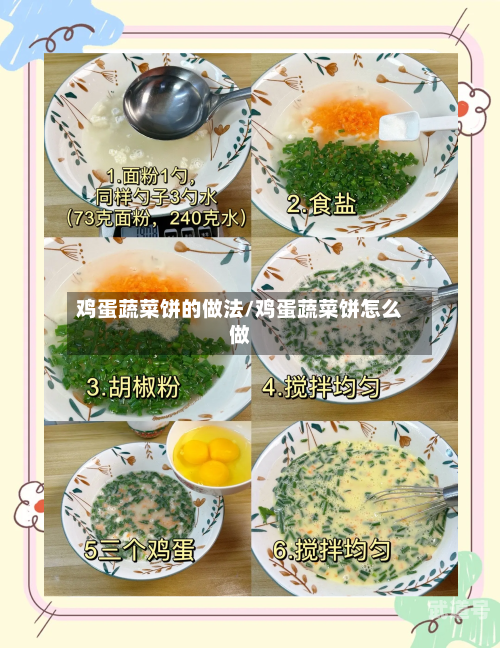 鸡蛋蔬菜饼的做法/鸡蛋蔬菜饼怎么做
