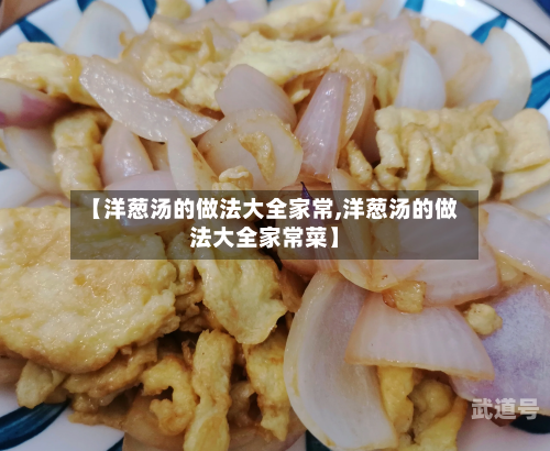【洋葱汤的做法大全家常,洋葱汤的做法大全家常菜】