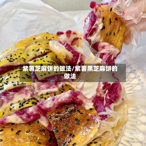 紫薯芝麻饼的做法/紫薯黑芝麻饼的做法