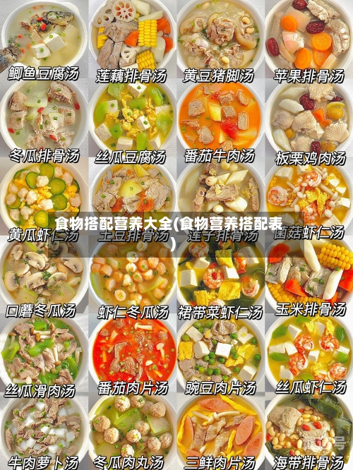 食物搭配营养大全(食物营养搭配表)