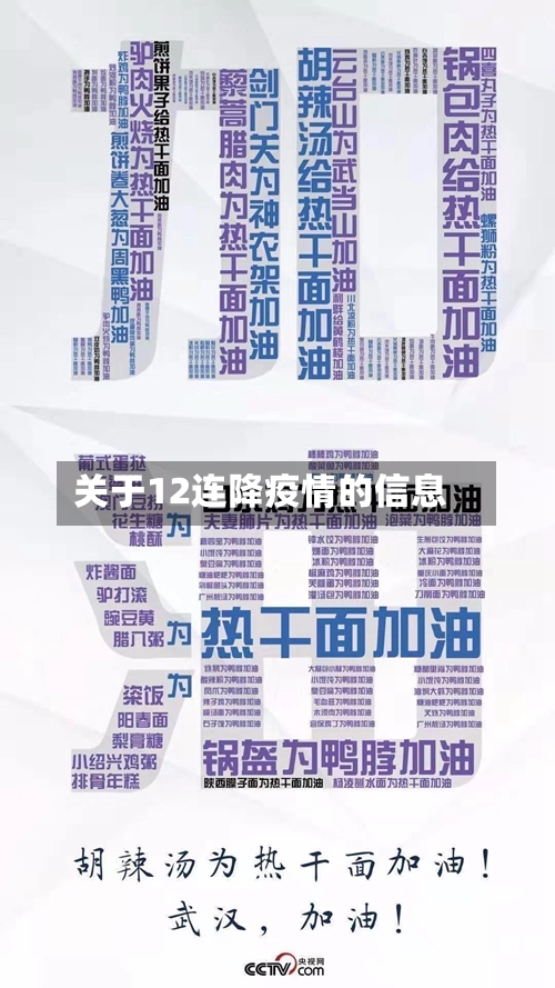 关于12连降疫情的信息