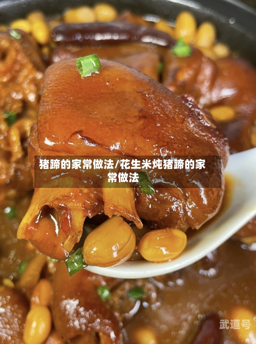 猪蹄的家常做法/花生米炖猪蹄的家常做法