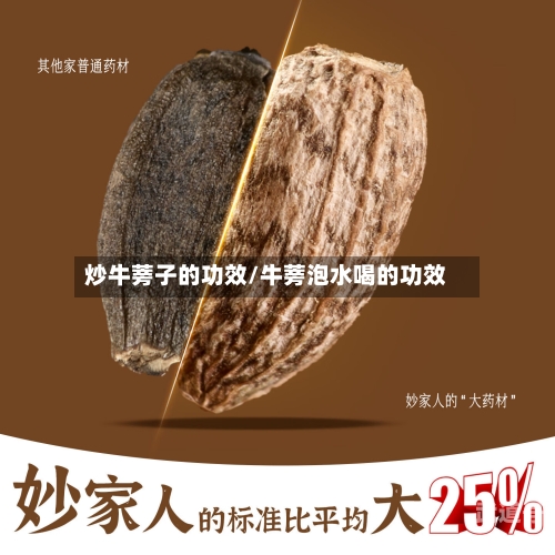 炒牛蒡子的功效/牛蒡泡水喝的功效-第2张图片