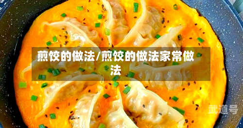 煎饺的做法/煎饺的做法家常做法