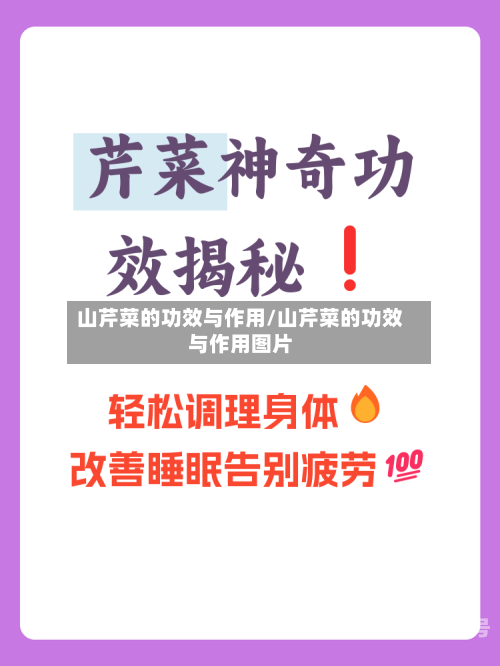 山芹菜的功效与作用/山芹菜的功效与作用图片