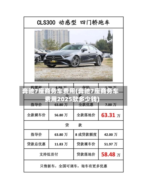 奔驰7座商务车费用(奔驰7座商务车费用2025款多少钱)