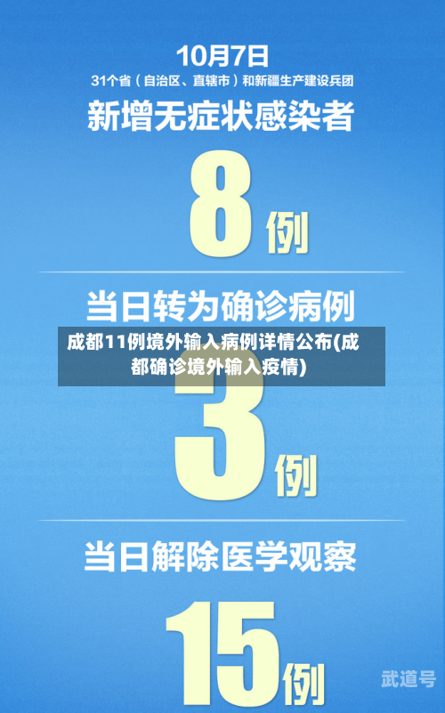 成都11例境外输入病例详情公布(成都确诊境外输入疫情)