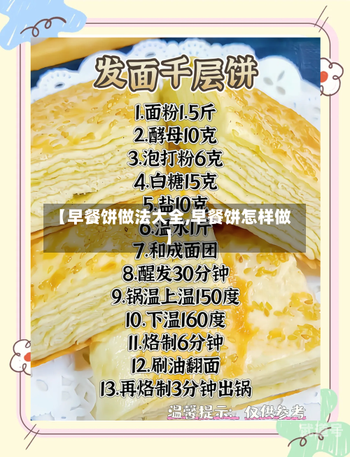 【早餐饼做法大全,早餐饼怎样做】